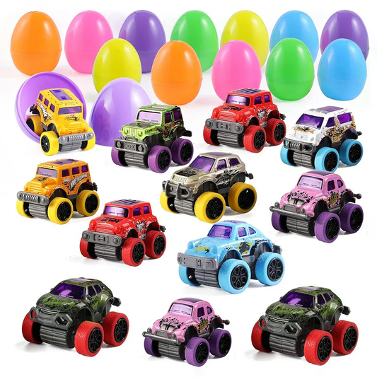 Tryiho Easter Eggs with Monster Trucks