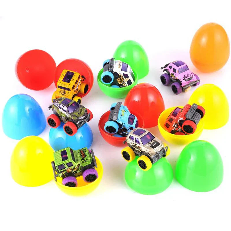 Tryiho Easter Eggs with Monster Trucks