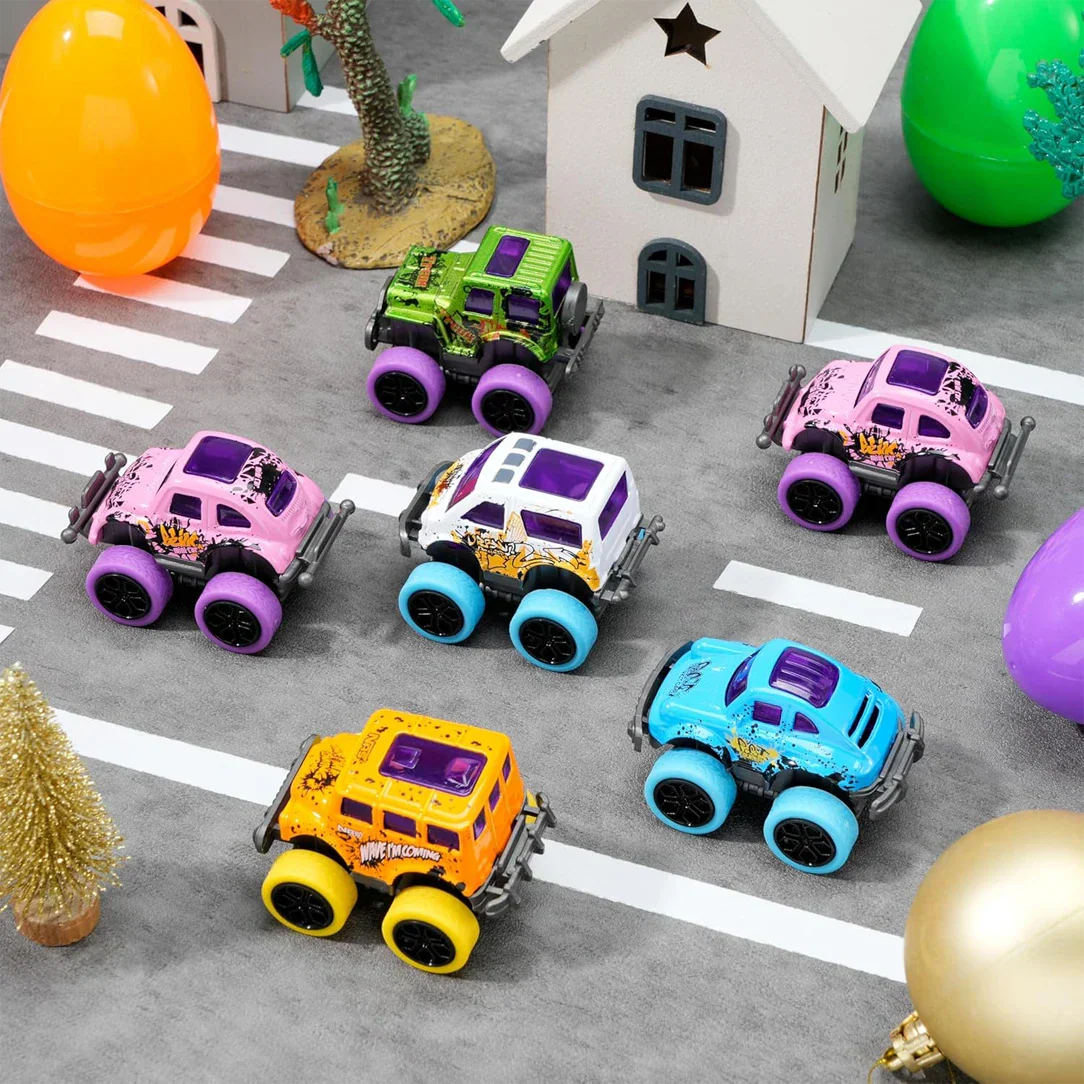 Tryiho Easter Eggs with Monster Trucks