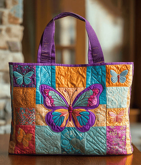 Handmade Crochet Flower Tote Bag
