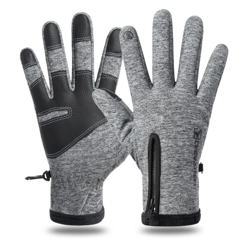 Tryiho -Outdoor Winter Gloves Touchscreen Windproof Full-Finger Gloves