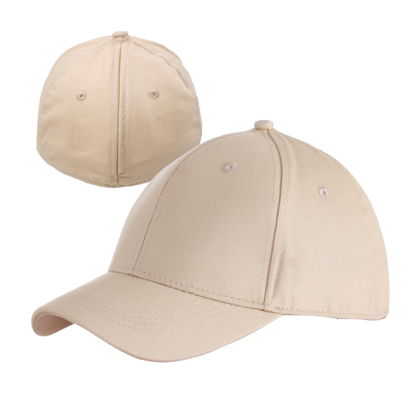 Women's Solid Baseball Cap Set with Magnetic Closure, Stylish & Practical for Ponytail, Perfect for Running, Workouts & Outdoor Activities, Ideal Gift.Black Friday.Christmas gift