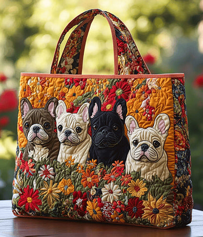 Handmade Crochet Flower Tote Bag