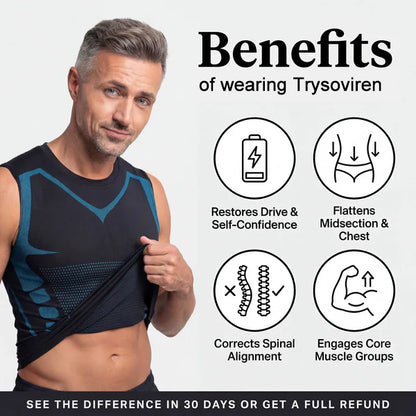 Trysoviren Compression Vest | Experience The Shift In Shape, Posture & Pride