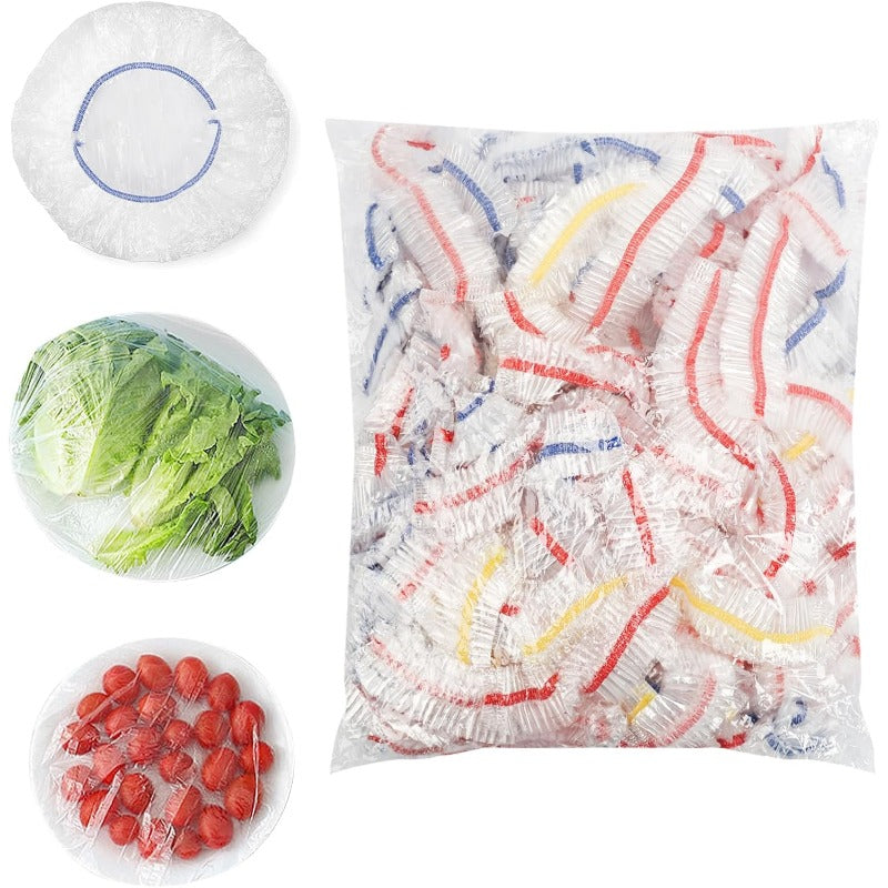 Tryiho Fresh Keeping Bags – Elastic Plastic Bowl Covers