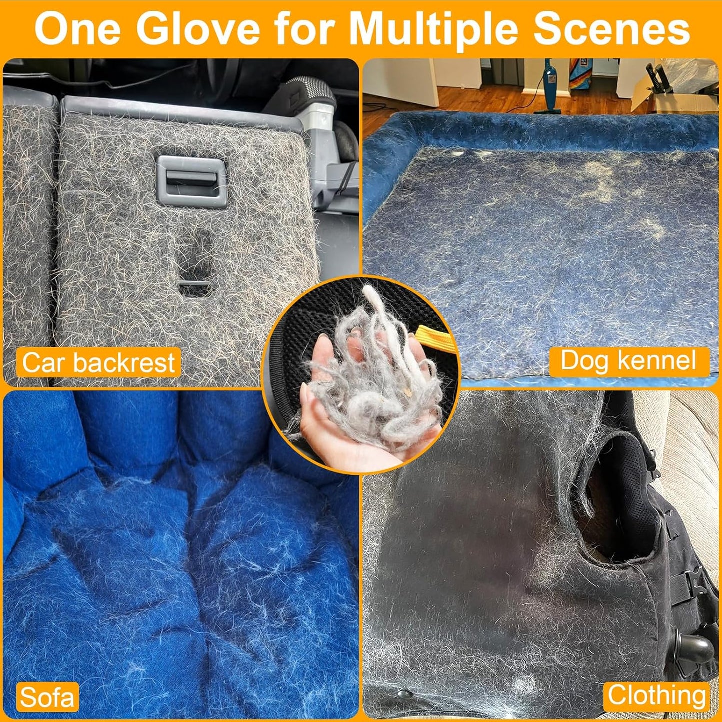 Pet Hair Removal Glove – 🐾Effortless Fur Cleanup