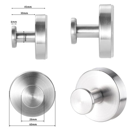🔥 Stainless Steel Suction Cup Hooks (2X)
