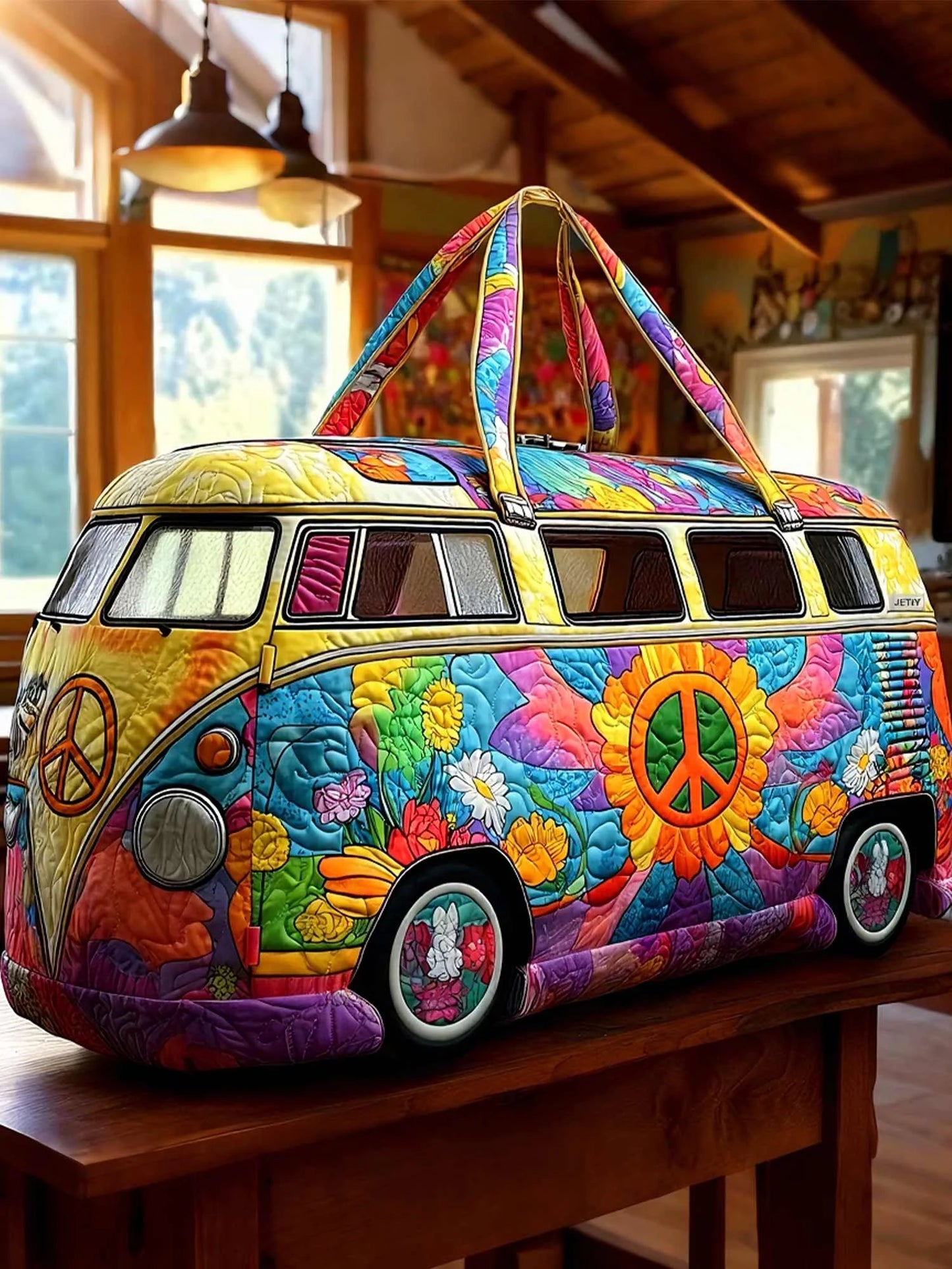 Joyful Miles Quilted Travel Bag