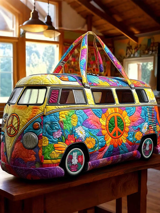 Joyful Miles Quilted Travel Bag