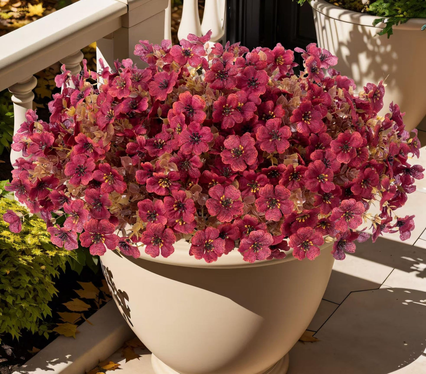 UV resistant artificial outdoor flowers