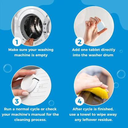 Washing Machine Cleaner Descaler 12 Pack
