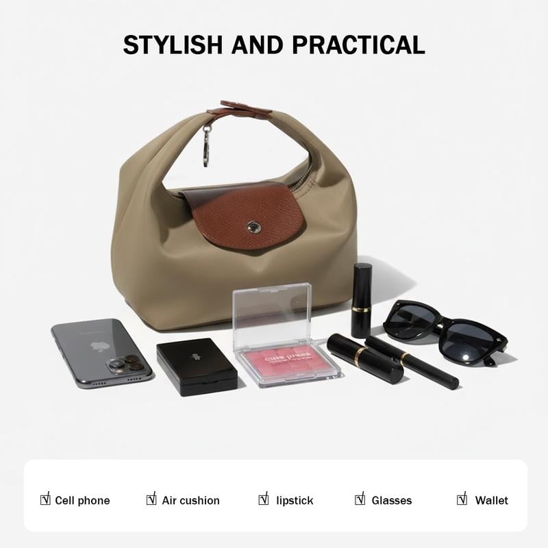 ⚡🔥Fashion Crescent Bag Lightweight Durable Nylon Handbag with Adjustable Strap Satchel