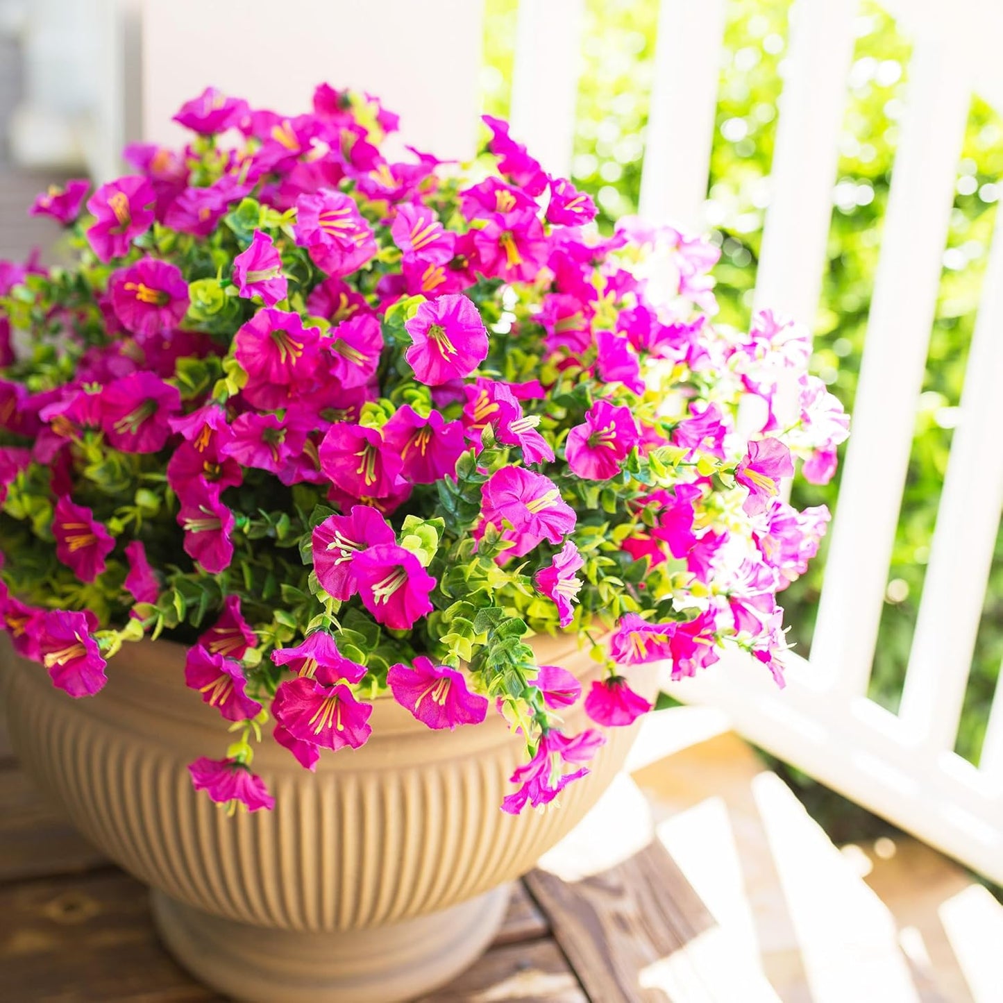 UV resistant artificial outdoor flowers