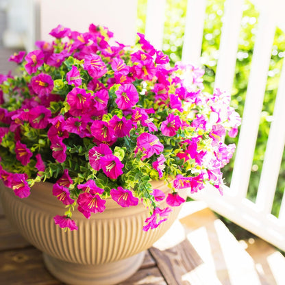 UV resistant artificial outdoor flowers