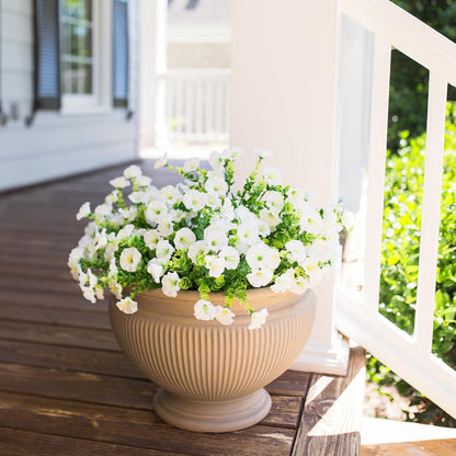 UV resistant artificial outdoor flowers