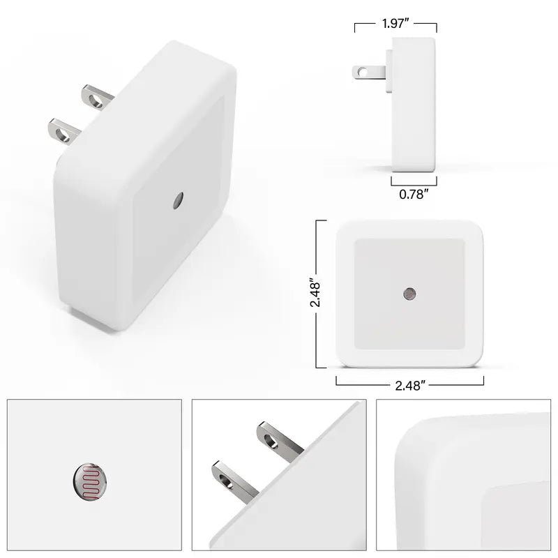 🔥Night Lights Plug into Wall 6-Pack, Plug in Night Light, Dusk to Dawn Nightlight Led Night Lights✨