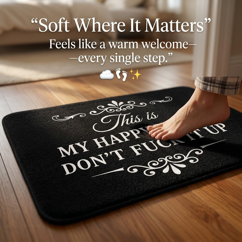 The "My Happy Place" Boundary Doormat