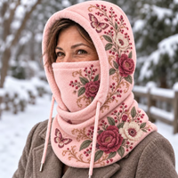Blush Pink - Burgundy Florals