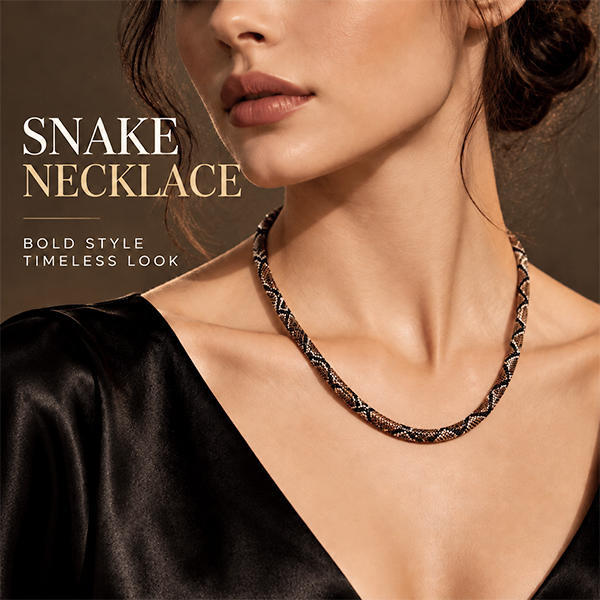 Serpent Statement Necklace