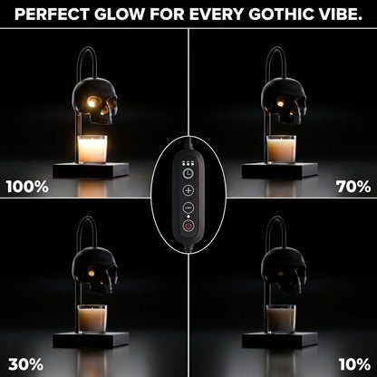 Gothic Skull Candle Warmer Lamp