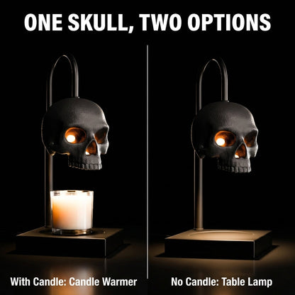 Gothic Skull Candle Warmer Lamp