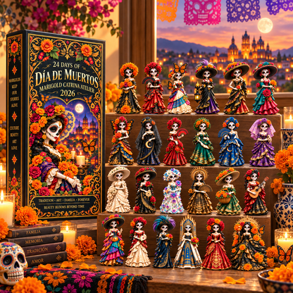 Día de Muertos Marigold Catrina Atelier Advent Calendar 2026