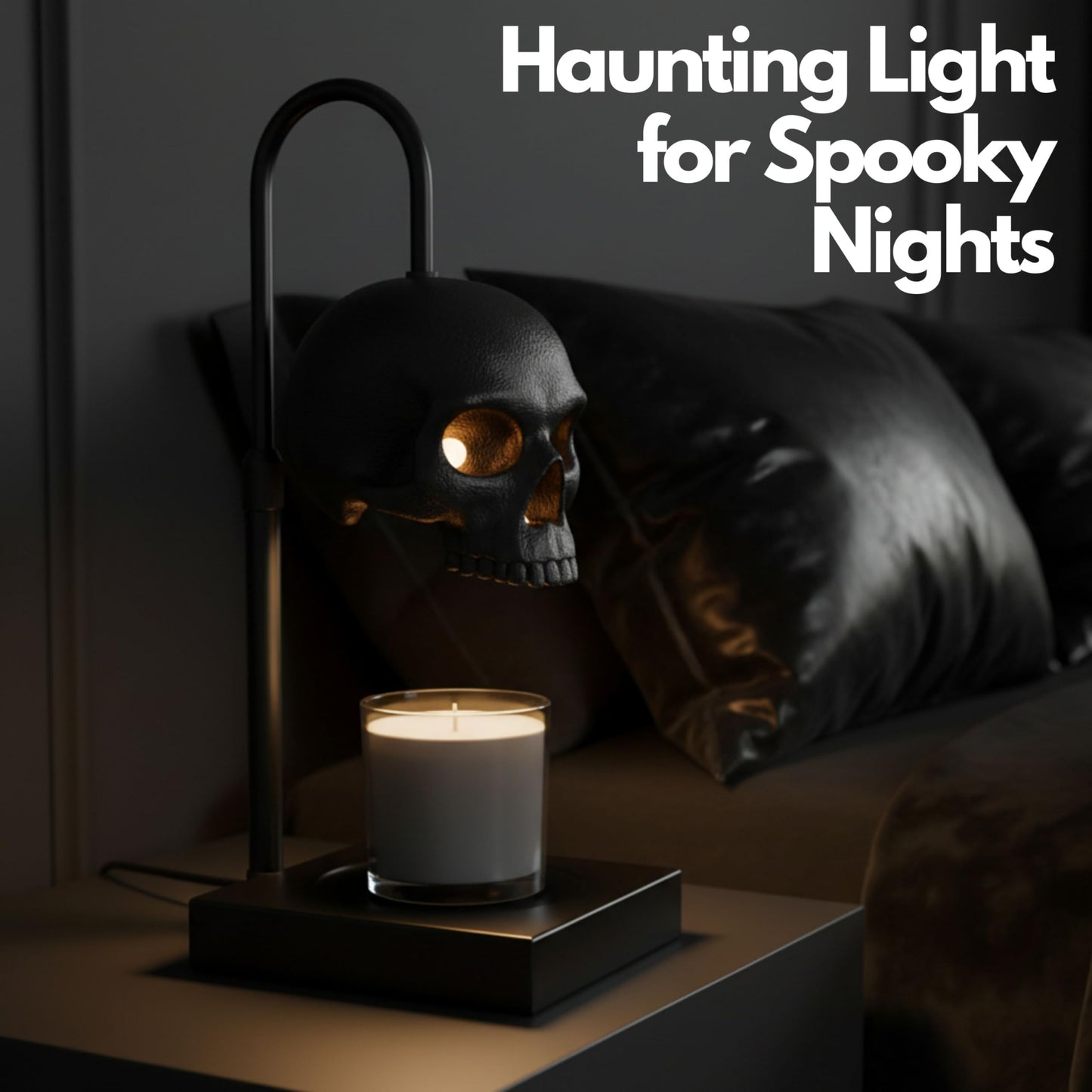 Gothic Skull Candle Warmer Lamp