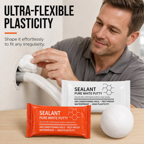 🧱 Waterproof Wall Hole Sealing Clay for Air Conditioner Pipes — 10-Pack Moldable Sealant Putty for Pipe Gaps & Wall Holes