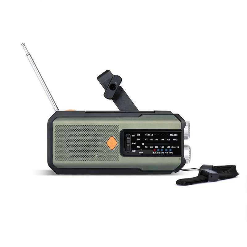Solar Hand-Crank Emergency Weather Radio — 11