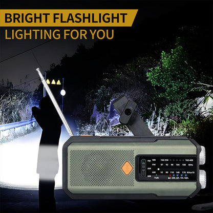 Solar Hand-Crank Emergency Weather Radio — 3
