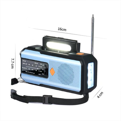 Solar Hand-Crank Emergency Weather Radio — 7