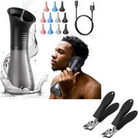 🔥🔥Black+2 black slanted nail clippers