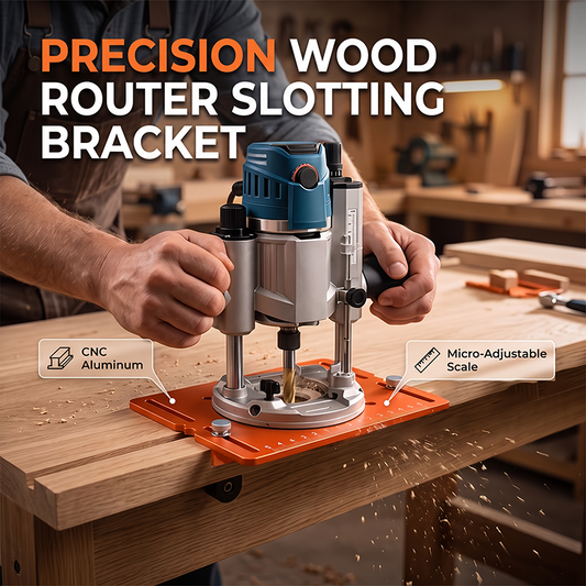 Trysoviren Precision Wood Router Slotting Guide Bracket