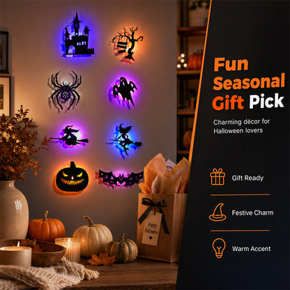 🎃Halloween Glow in Dark Wall Stickers🦇🪄