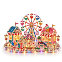 3D LED Christmas Diamond Art DIY Kit